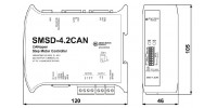 Контроллер двигателя CANopen / DC / шаговый / монтируемый на DIN-рейке