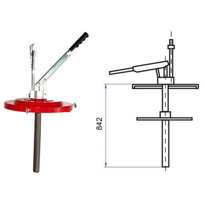 Насос для жиров / ручной / промышленный / для наполнения